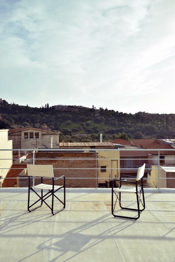 Apartment With Rooftop Terrace & Acropolis View Athena Bagian luar foto