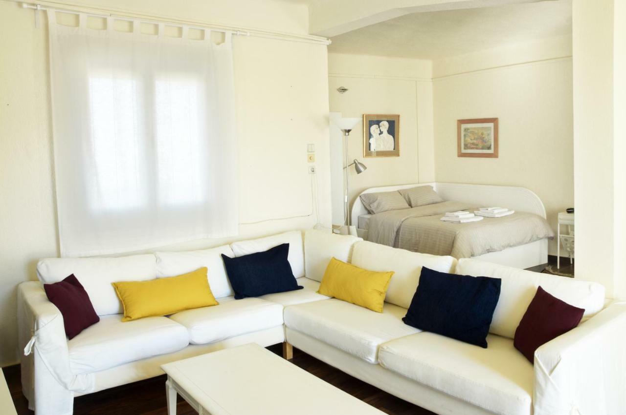 Apartment With Rooftop Terrace & Acropolis View Athena Bagian luar foto
